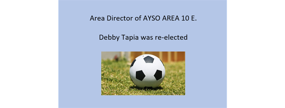 Area Director Elected